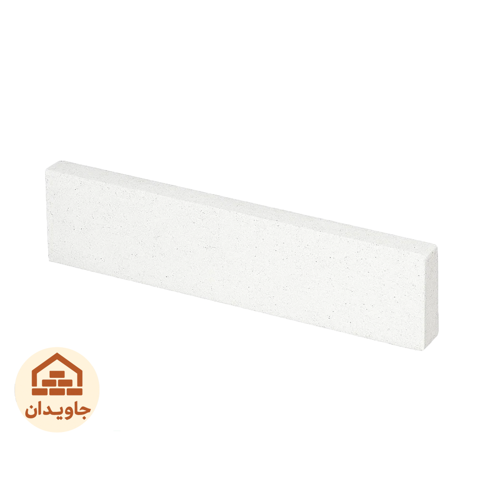 آجر پلاک 31*7 سفید دانه دار صادراتی کد N710